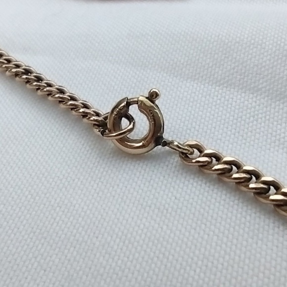 Vintage 12k GF St Christopher Medallion DEDICATED Necklace  28" Chain by GRENCI - Picture 7 of 7